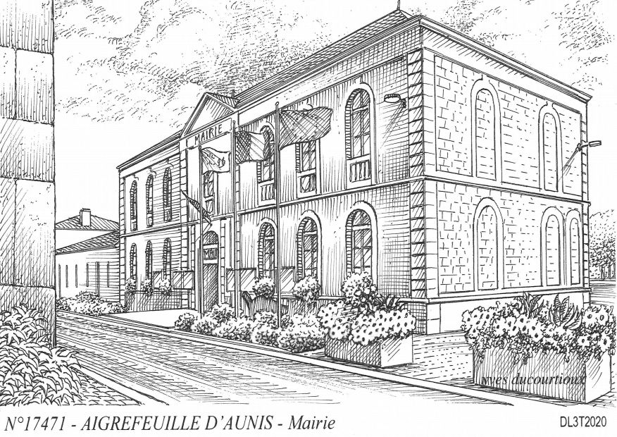 N 17471 - AIGREFEUILLE D AUNIS - mairie